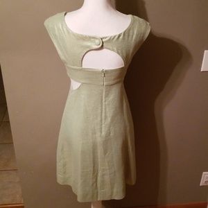 Anthropologie Dresses - Anthro Maeve-Light Green Metallic Dress Anthropologie Dresses - Anthro Maeve-Light Green Metallic Dress